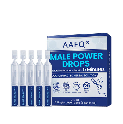 AAFQ® Male Power Drops – Confidence On-Demand.